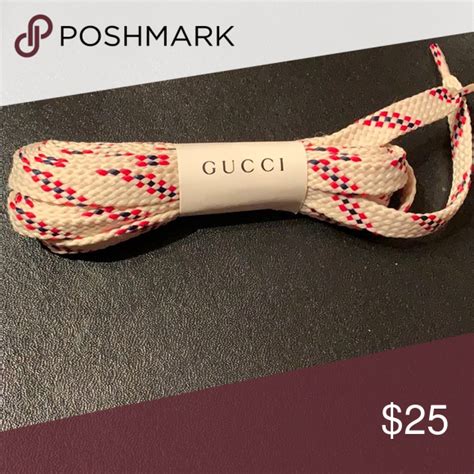 gucci shoe laces blue|Gucci shoe laces for sale.